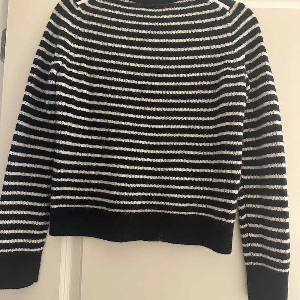 NWT Madewell Striped Navy and White sweater